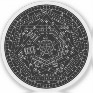 Adesivo Sigillum Dei Aemeth (branco)