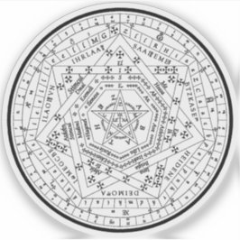 Adesivo Sigillum Dei Aemeth (preto)