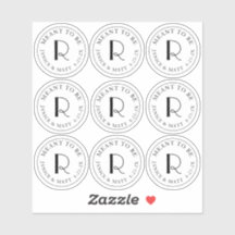 Significado para ser Miniplaca de monograma com da