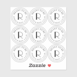 Adesivo Significado para ser Miniplaca de monograma com da