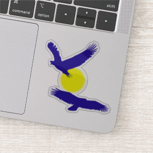 Adesivo Silhouette Flying Eagles