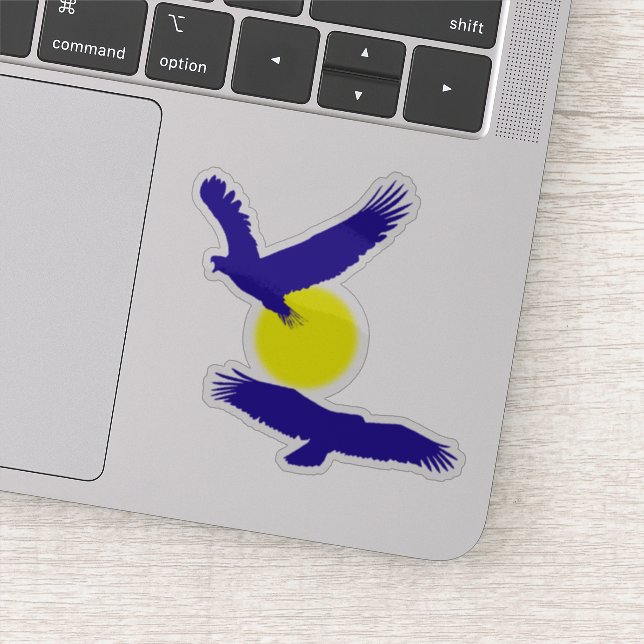 Adesivo Silhouette Flying Eagles (Detalhe)