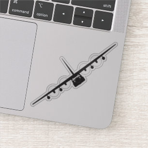 Adesivo Silhueta de Vista Frente de Spooky HC-130J