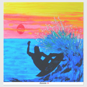 Adesivo Silhueta sunset