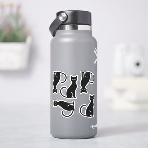 Adesivo Silhuetas de Gato Preto Legal