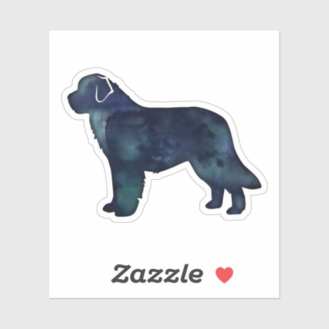 Adesivo Silhuette Black Watercolor da Terra Nova (Folha)