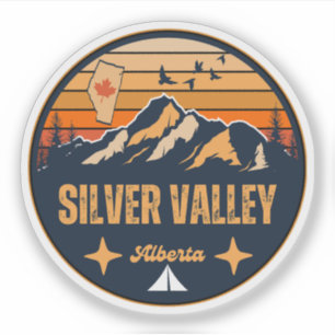 Adesivo Silver Valley, Alberta