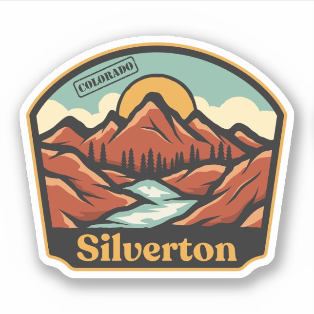 Adesivo Silverton, Colorado Sticker (Frente)