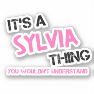 Adesivo Sílvia que você não entenderia o nome