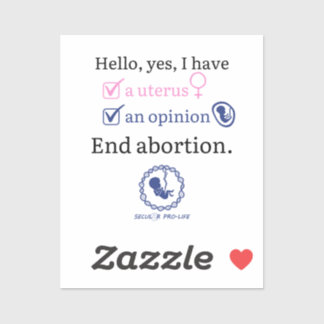Adesivo sim útero, sim opinião