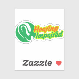 Adesivo Símbolo auditivo corrompido - Elegante Design