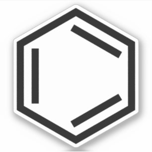 ADESIVO SÍMBOLO BENZENO RING