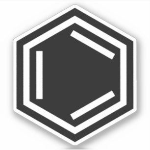 ADESIVO SÍMBOLO BENZENO RING