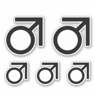 Adesivo Símbolo Butch Gender