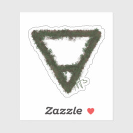 Adesivo Símbolo de Alquimia do Elemento Rocky Earth Person