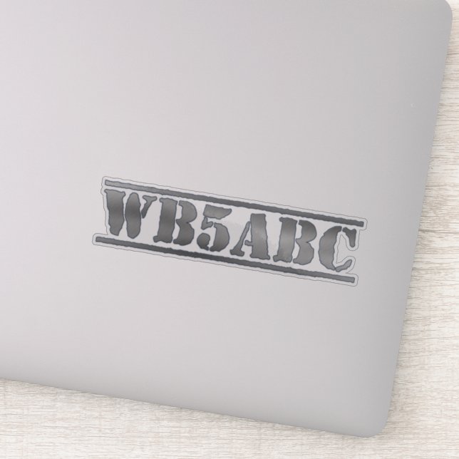 Adesivo Símbolo de chamada personalizado (Detalhe)