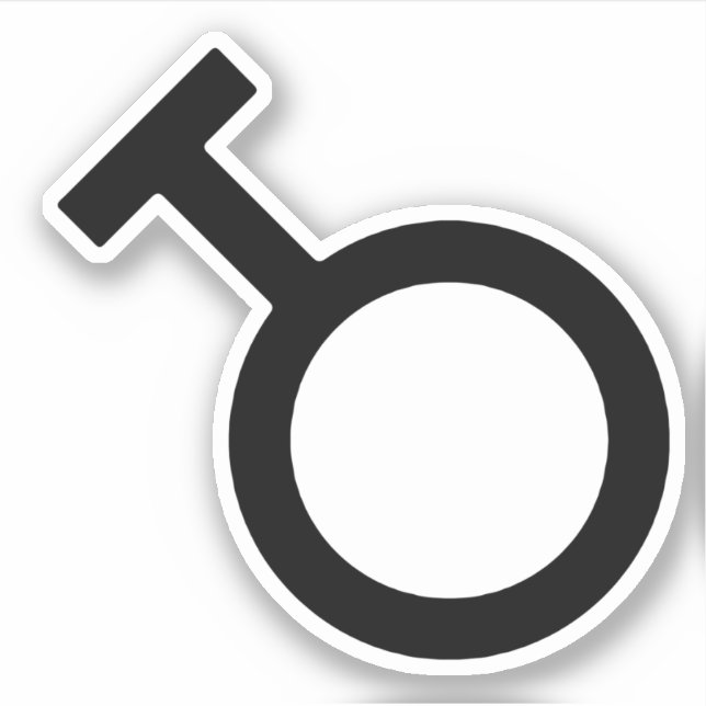 Adesivo Símbolo de Gênero Travesti (Frente)