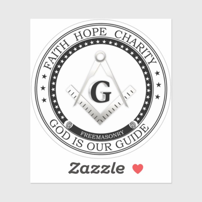 Adesivo Símbolo de maçonaria (Folha)