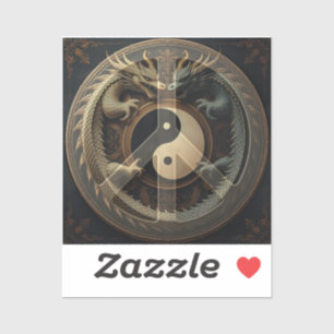 Adesivo Símbolo de Paz Yin Yang