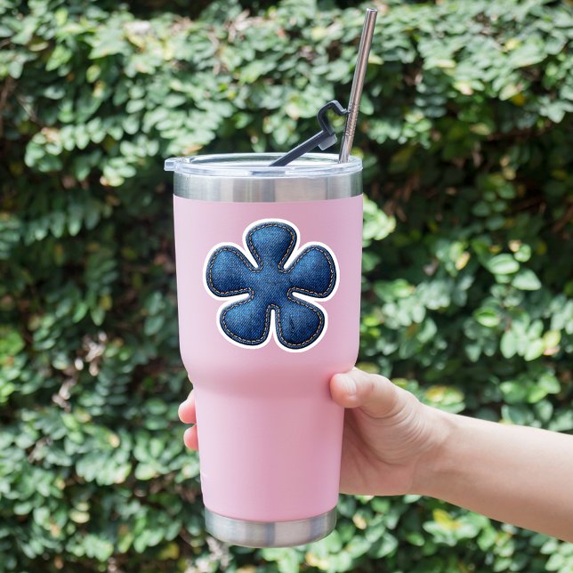 Adesivo Símbolo de símbolo Denim Blue Jean Asterisk (Criador carregado)