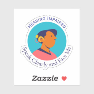 Adesivo Símbolo de surdo