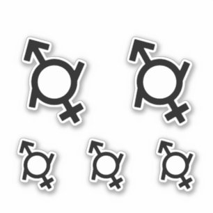 Adesivo Símbolo do sexo feminino e masculino