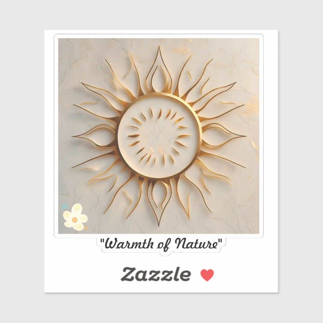 Adesivo "Símbolo do Sol" (Folha)