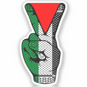 Adesivo Símbolo do Triângulo Vermelho da Resistência com S