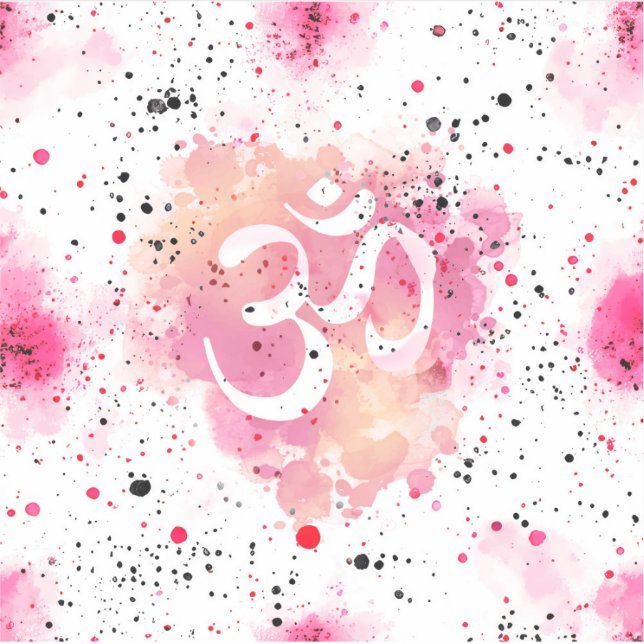 Adesivo Símbolo ioga OMMM (Frente)