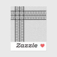 Símbolo Keffiyeh do Padrão de Resistência Palestin