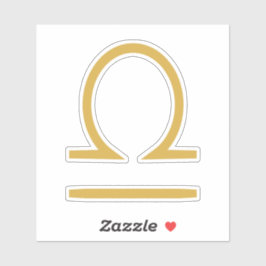 Adesivo Símbolo Libra Zodiac