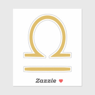 Adesivo Símbolo Libra Zodiac