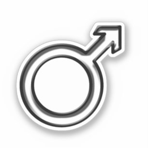 Adesivo Símbolo Masculino