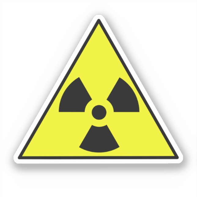 Adesivo Símbolo Nuclear (Frente)
