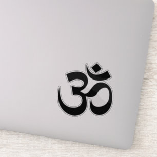 Adesivo Símbolo Om Ohm Yoga Budismo Espiritual