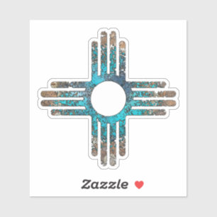 Adesivo Símbolo Zia Sun