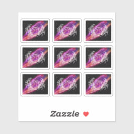 Adesivo Símbolo Zodiac da Constelação do Cancer Galáxico