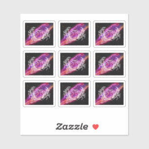 Adesivo Símbolo Zodiac da Constelação do Cancer Galáxico