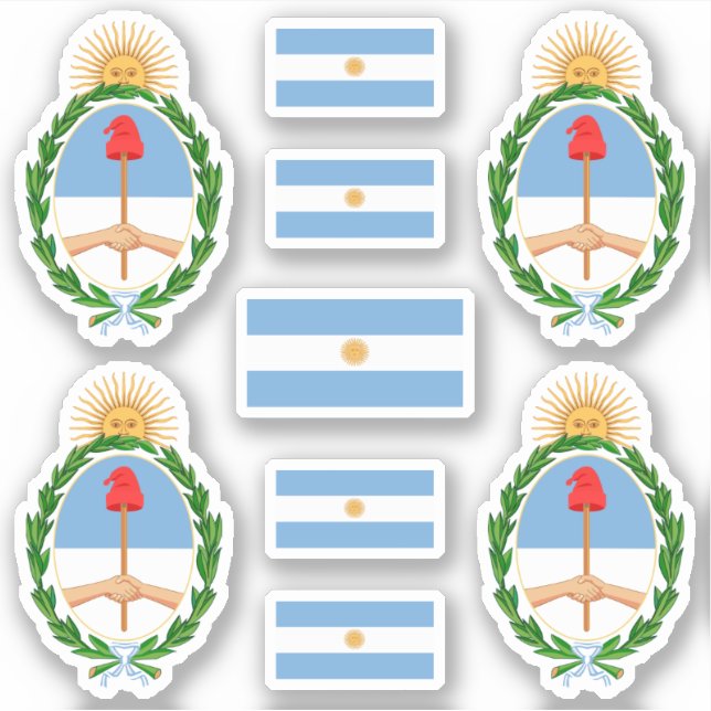 Adesivo Símbolos do Estado argentino / casaco de armas e b