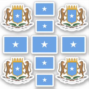 Adesivo Símbolos nacionais somalis/Casaco de armas e band