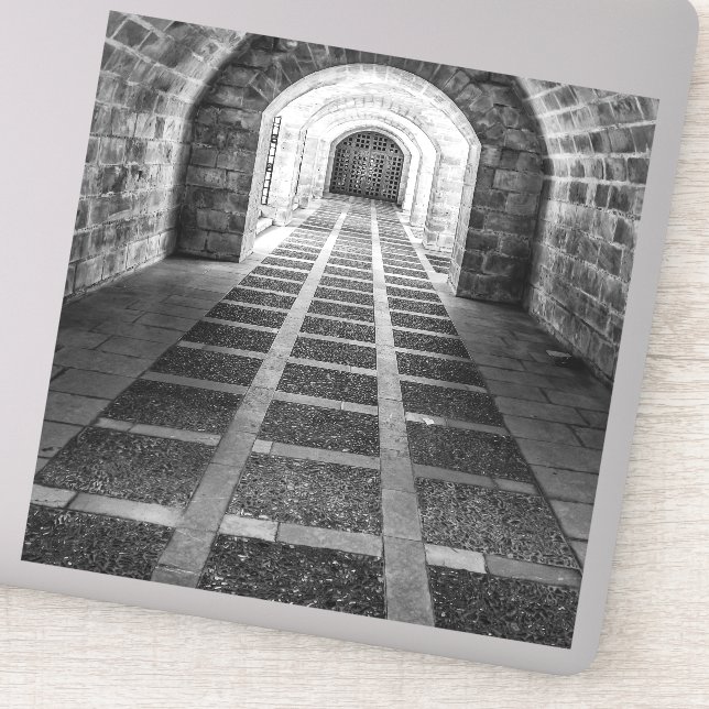 Adesivo Simetria em preto e branco (Detalhe)