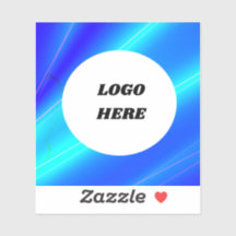 SIMPLES LOGOTIPO PERSONALIZADO MÍNIMO BRANCO AZUL