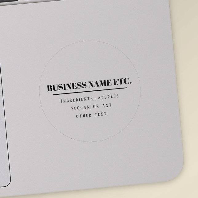 Adesivo Simples, Transparente e Preto, Multipropósito (Criador carregado)