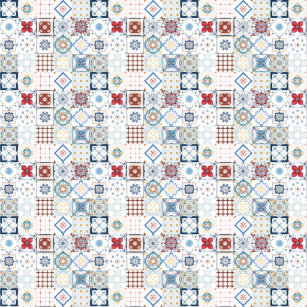 Adesivo Simulação de wallpaper/Azulejo Dolhouse