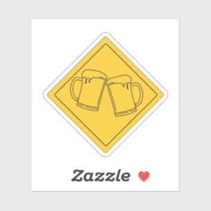 Adesivo Sinal Beer Lovers