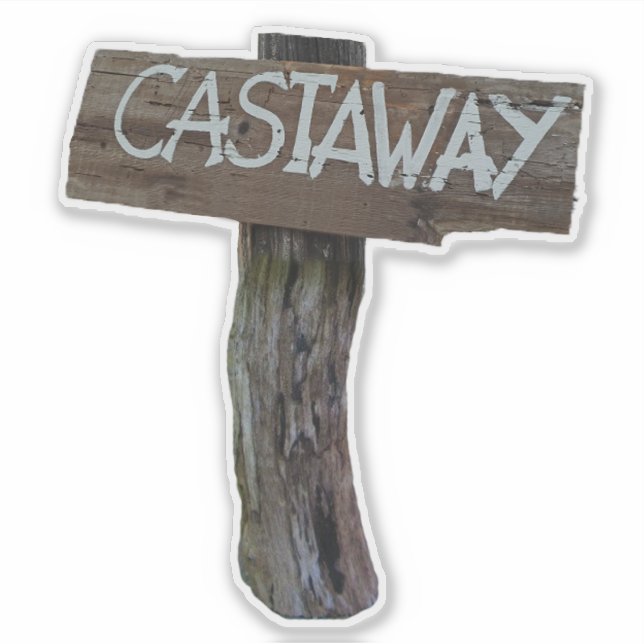 Adesivo Sinal de Castaway Sticker (Frente)