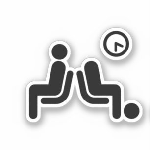 Adesivo Sinal de espera longo