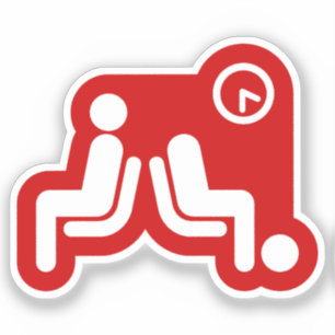 Adesivo Sinal de espera longo