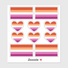 Adesivo Sinal de Orgulho Lésbica