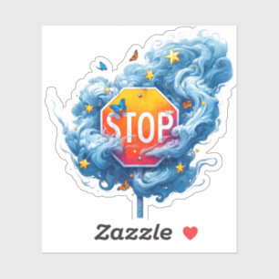 Adesivo Sinal de Parada de Artéria